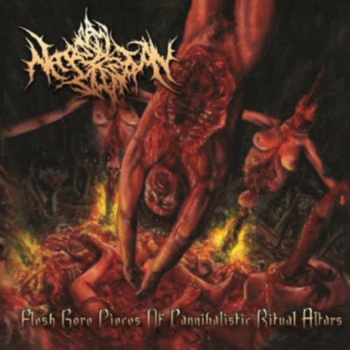 Necropsy Defecation : Flesh Gore Pieces of Cannibalistic Ritual Altars